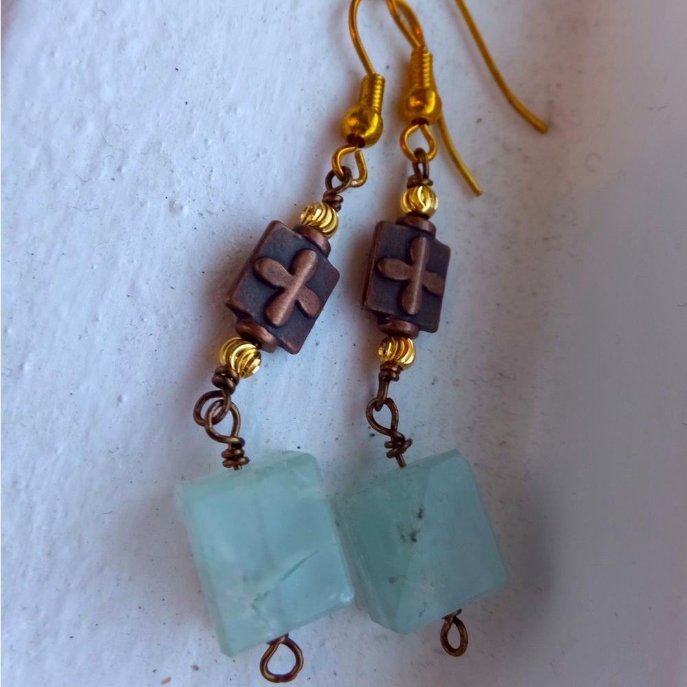 Aquamarine Drop Earrings